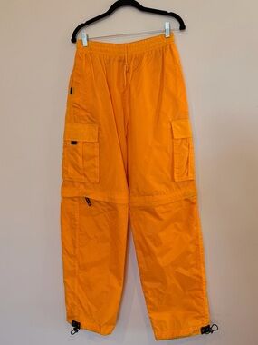 Bright Orange Men’s Cargo Pants — Lightweight Utility Style